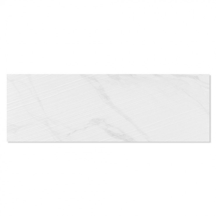 Marmor Kakel Lincoln Vit Blank-Relief 30x90 cm-0